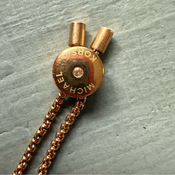 Michael Kors Adjustable Rose Gold Bracelet - Picture 4 of 7